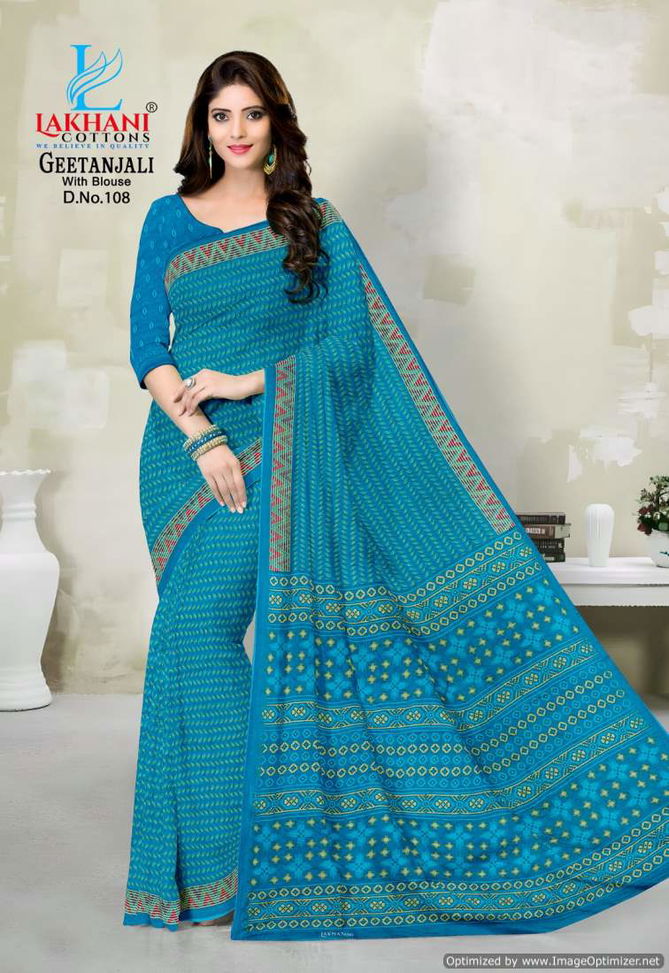 Geetanjali By Lakhani Heavy Cotton Printed Sarees Wholesalers In Delhi